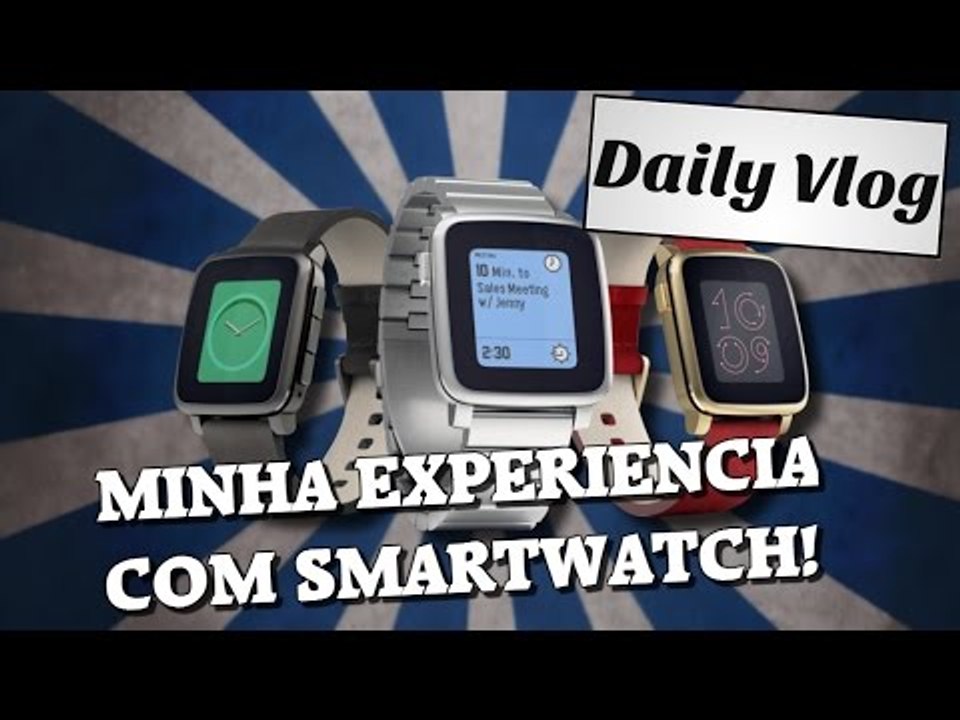 Testei um smartwatch!