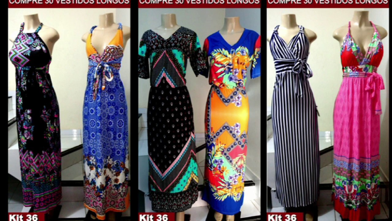 O seu estilo é você, escolha a sua tendência Encontre Vestido Longo Malha Radiosa[2]