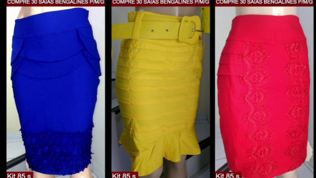 A moda chegou Consiga Saia Social Saias Femininas com excelentes preços