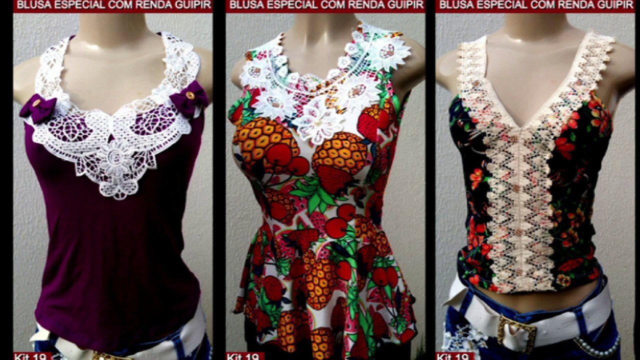 A blusa de renda por si só é uma peça que chama a atenção e demonstra sensualidade Veja a coleção!