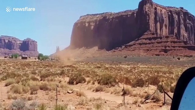 Huge dust devil captured on camera in Arizona