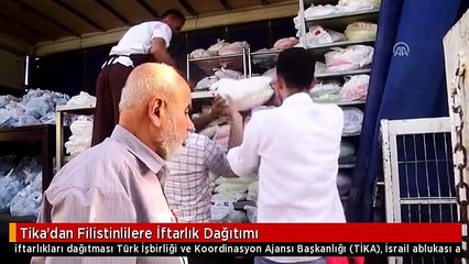 Tika'dan Filistinlilere İftarlık Dağıtımı