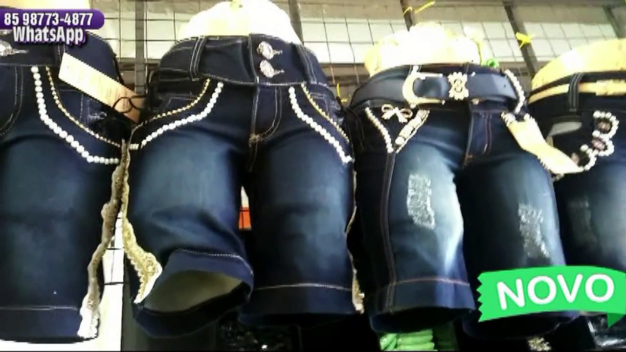 Nova coleção de Short jeans pedal customizado com lycra compre pelo Whatsapp 85 98773 4877