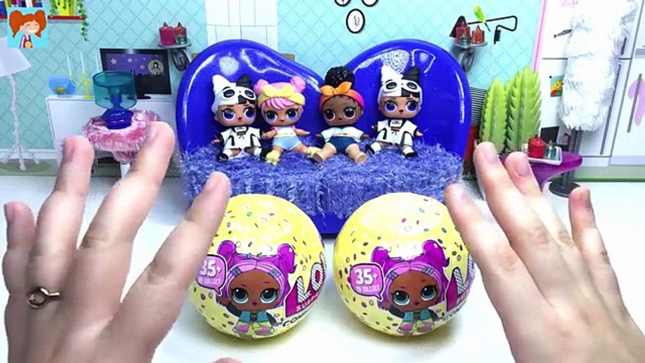 LOL Confetti POP Yeni 3 Seri Sürpriz Bebeğimi Barbie Şizofreni ile Açıyorum