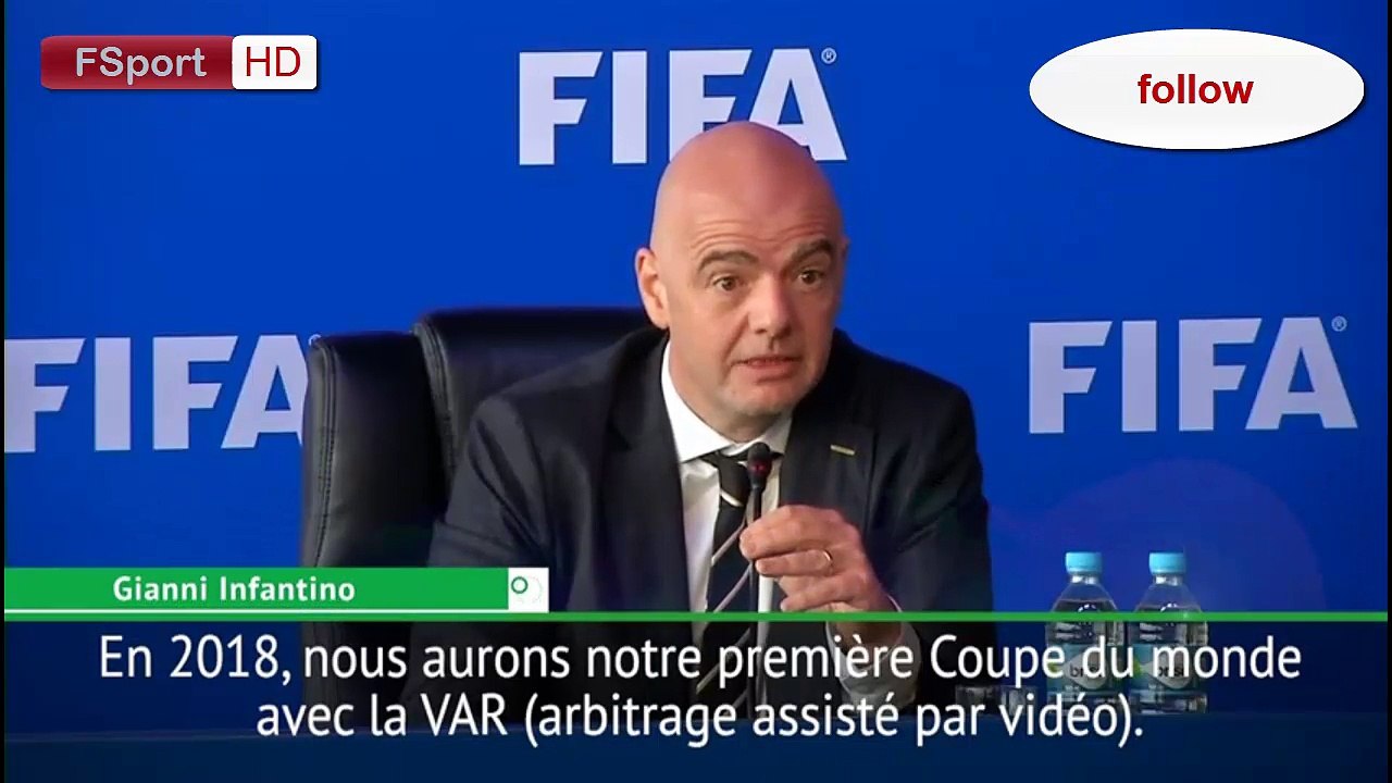 La Fifa valide l'utilisation de l'arbitrage vidéo pour le Mondial 2018