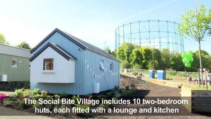 Village for the homeless opens in Edinburgh