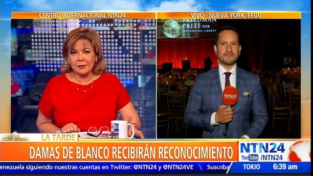 Damas de Blanco reciben galardón en EE. UU. por la defensa de DD. HH. en Cuba