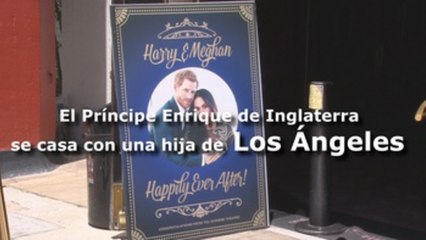 El Príncipe Enrique de Inglaterra se casa con una hija de Los Ángeles .-