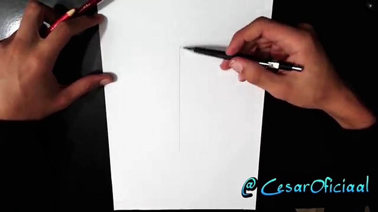 Como Desenhar um Coração 3D (3D Heart Drawing)