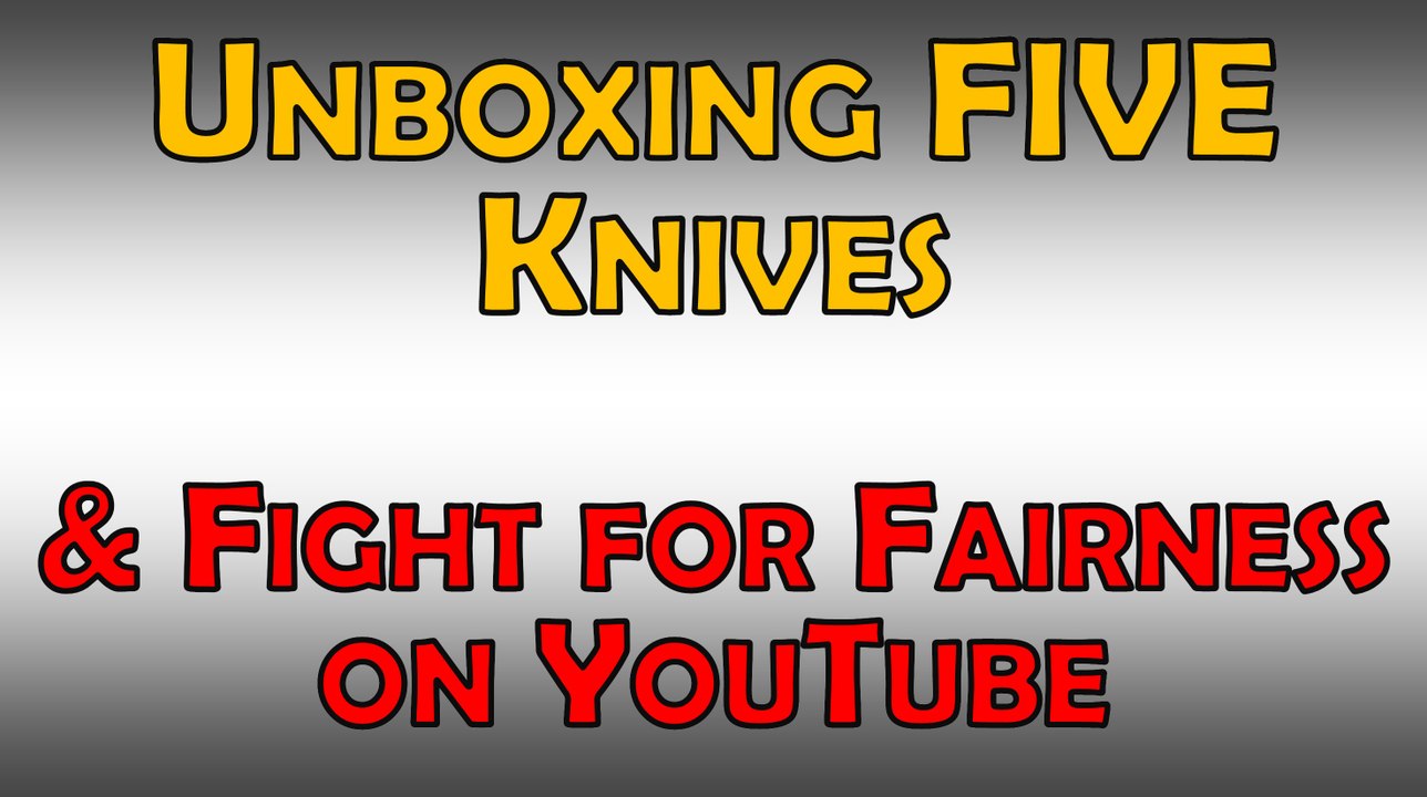 Unboxing 4 New Knives at Canadian Cutting Edge video Dailymotion
