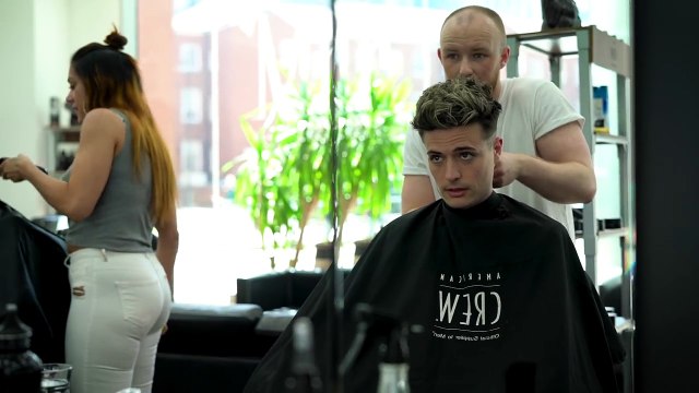 Skin Fade Textured Quiff Haircut