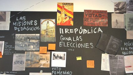 Exposición indaga cómo memoria construye relato del exilio español