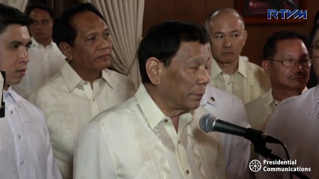Duterte denies having hand in Serreno ousting, claims Calida is related to the Marcoses