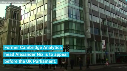 Ex-Cambridge Analytica Boss To Be Questioned By UK Lawmakers--Again