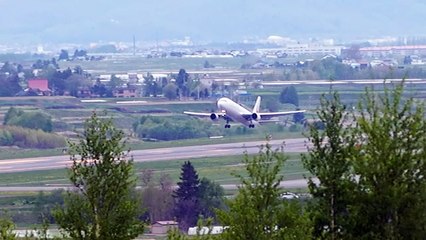 旭川空港発JAL554便　20180518