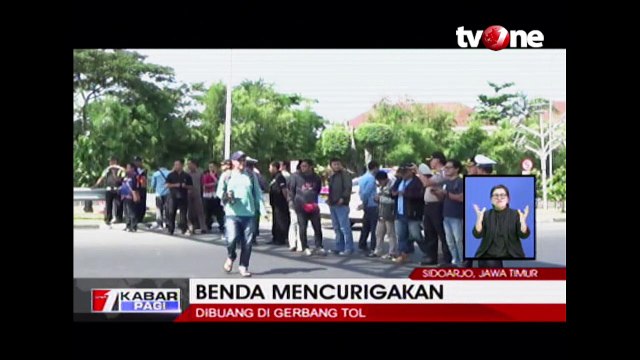 Bom Dilemparkan ke Tol Sidoarjo, Aksi Pelaku Terorisme?