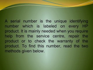 How To Find Out The Serial Number On HP Printer?