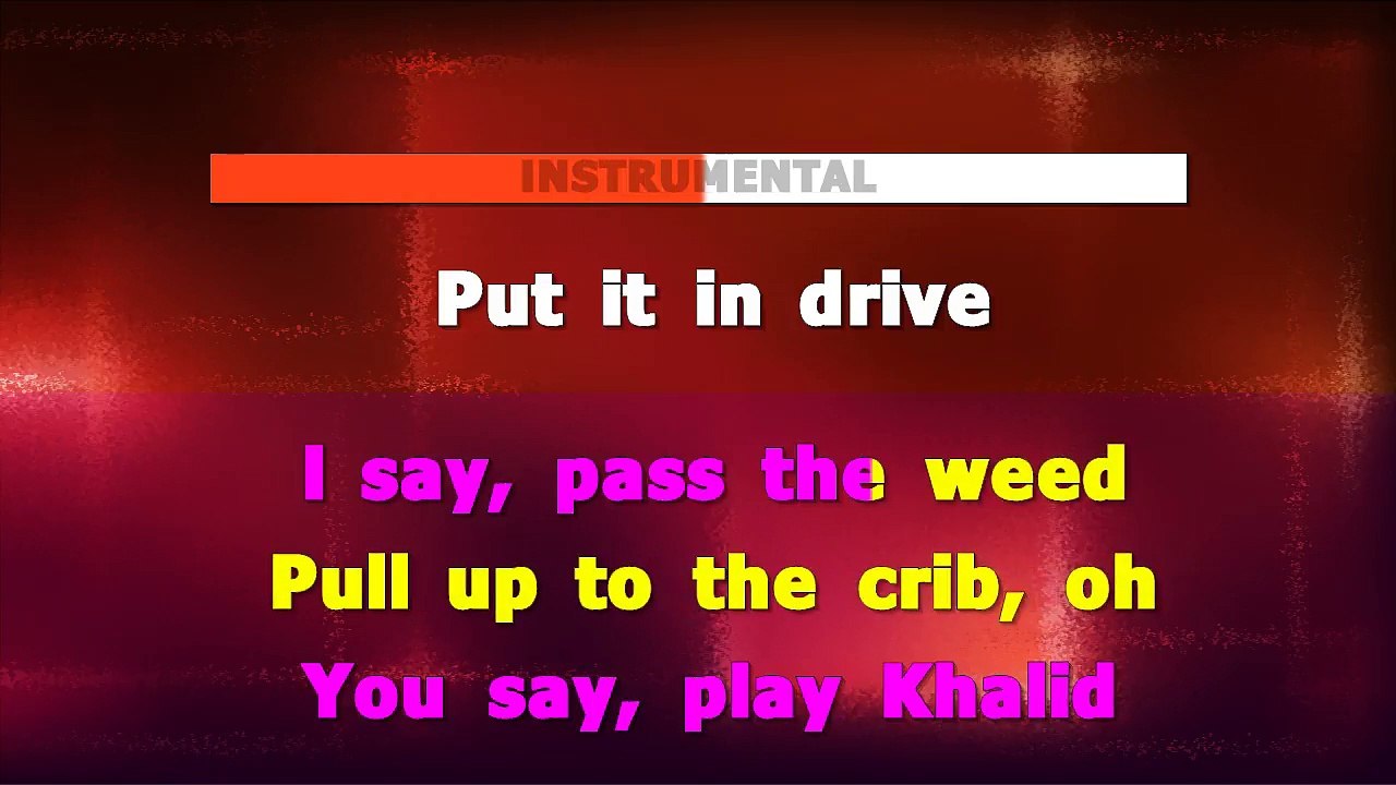 Khalid feat Ty Dolla $ign and 6LACK - OTW KARAOKE / INSTRUMENTAL