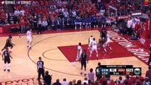 Kevin Durant gets technical foul / GS Warriors vs Rockets Game 2