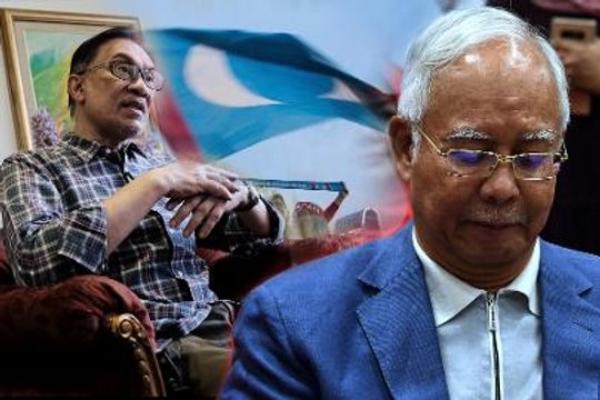 Anwar says a 'totally shattered' Najib called him twice on election night