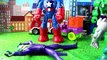 PlaySkool Heroes HULK and CAPTAIN AMERICA Mech ROBOTS Battle a GIANT Joker and Imaginext Doomsday