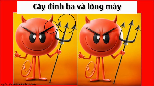 Thử tài tinh mắt - Chỉ có thiên tài mới có thể tìm thấy các điểm khác biệt