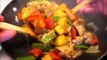 Chinese Chicken & Pineapple Stir Fry with Rice Recipe ~ Chinese Cooking