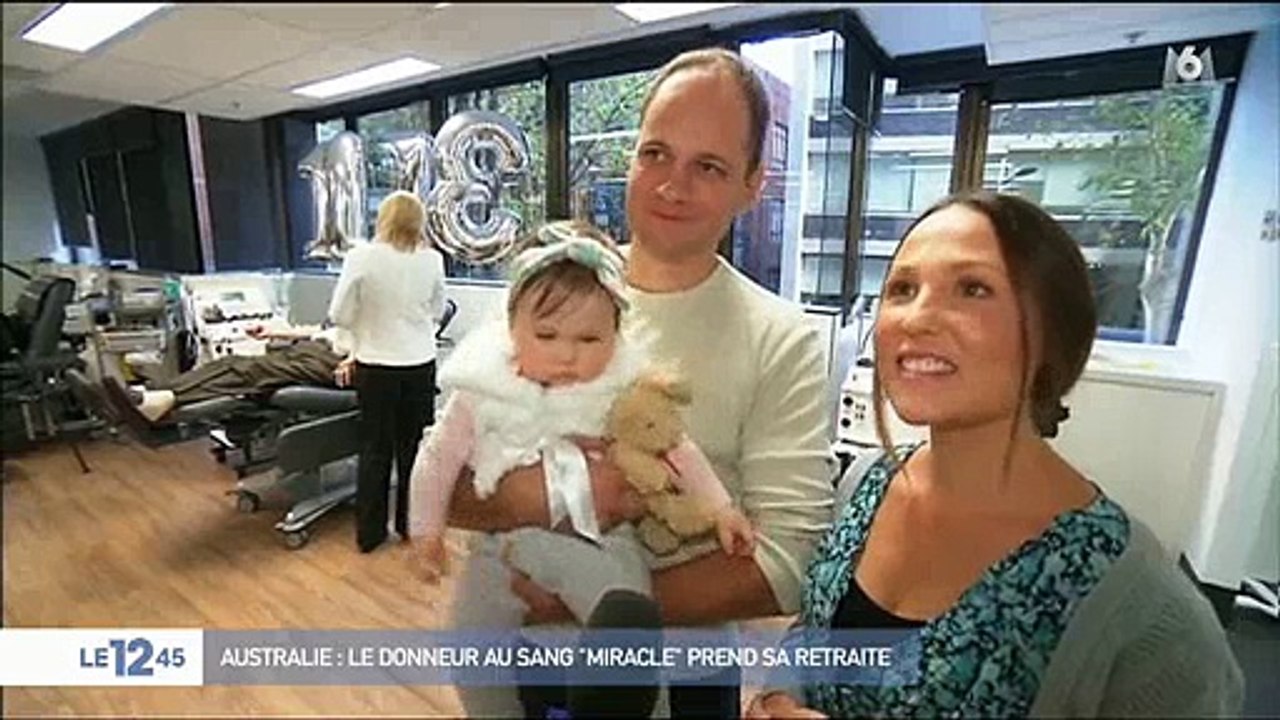 Grace à des dons de sang, un australien sauve plus de 2 millions de bébés - Découvrez pourquoi - VIDÉO