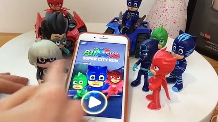 Toys Play PJ Masks Super City Run ❤️ Game In Real Life ☠