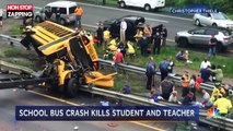 Etats-Unis : Deux morts dans un violent accident de car scolaire (vidéo)