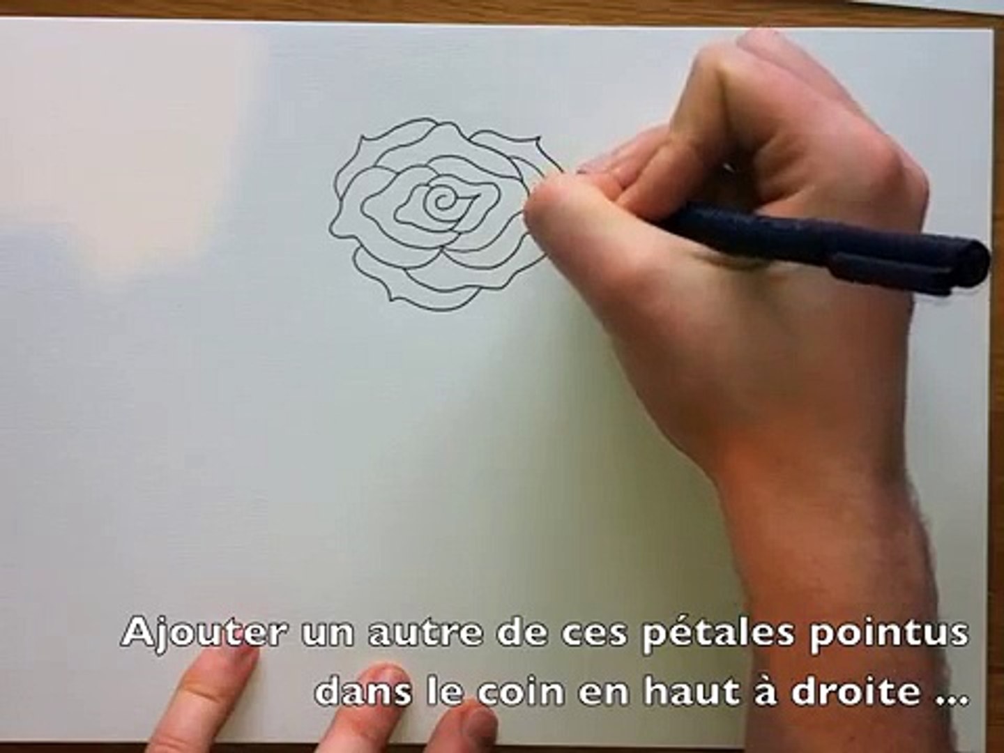 Comment Dessiner Une Rose Facile étape Par étape Tutoriel