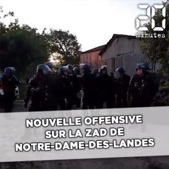 Nouvelle offensive matinale des gendarmes mobiles à Notre-Dame-des-Landes (20Minutes)