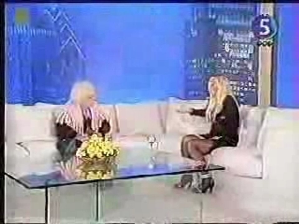 Mama Cora con Susana Gimenez