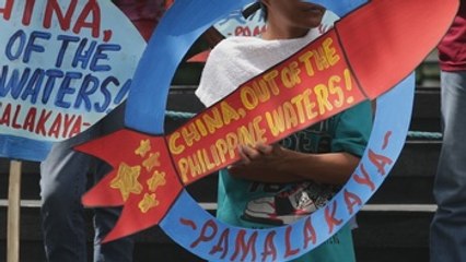 Filipinos protestan contra la instalación de  misiles tierra-aire en las Spratly