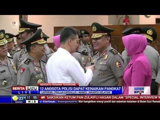 Taklukan Teroris, 12 Anggota Polisi Dapat Kenaikan Pangkat