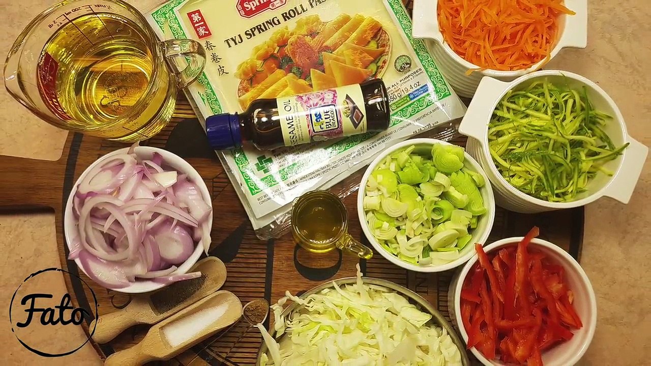 SPRING ROLLS - TASTY, EASY - FAST 