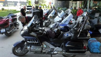 Goldwing motosiklet tutkunları Tokat'ta