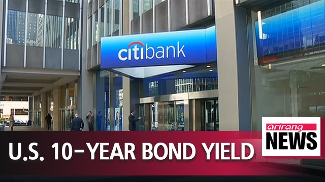 10 year U.S. government bond yield hits nearly 7 year high
