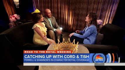 Cord and Tish (Will Ferrell and Molly Shannon) sat down with the Today Show about their (lack of) preparation to cover the royal wedding and Savannah seemingly