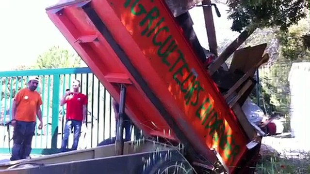 L'action coup de poing des agriculteurs varois au sujet des tortues d'Hermann