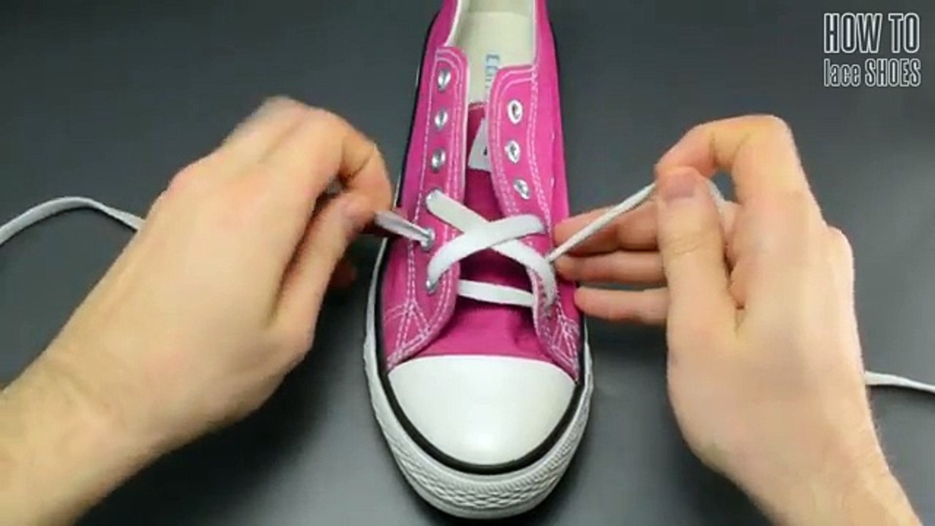 How to Diamond Lace shoes - video Dailymotion