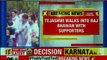 Tejashwi accompanied by Congress, RJD Mla's supporters to stake claim to form Govt. in Bihar