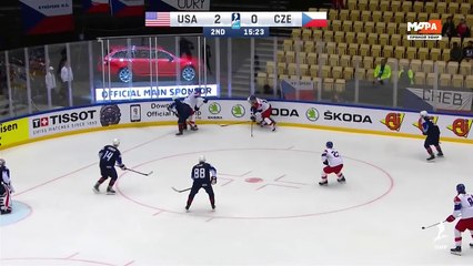 17.05.2018 г. США - Чехия - 3:2. Все голы 1/4 финала