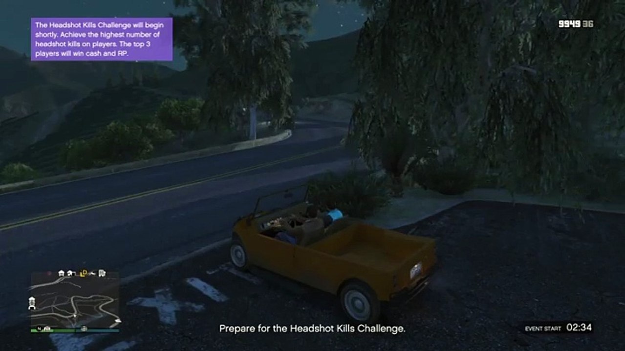 GTA Online : quand un virage provoque des accidents de voitures conduites par des PNJ