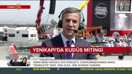 'Zulme Lanet, Kudüs’e Destek'