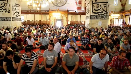 Kılıçla hutbe geleneği Edirne'de sürüyor - EDİRNE