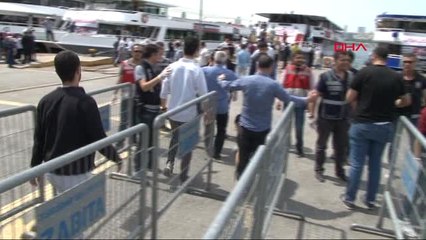 Teknelerle Üsküdar'dan Yenikapı'ya Geçtiler