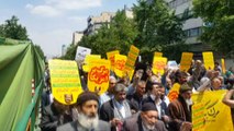 - İran'daki gösterilerde 'Kahrolsun İsrail' sloganları yükseldi