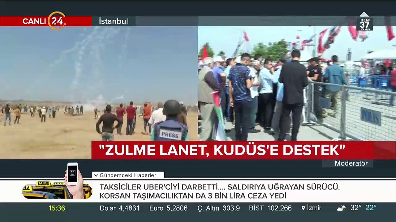 Milyonlar Kudüs için Yenikapı'ya akın ediyor