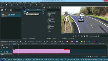 Efeito Dither no Kdenlive